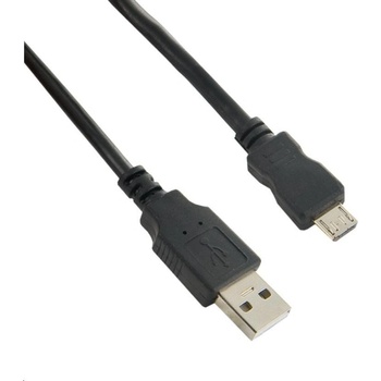 4World 07597 USB 2.0 AM-Micro BM 1.8m, černý
