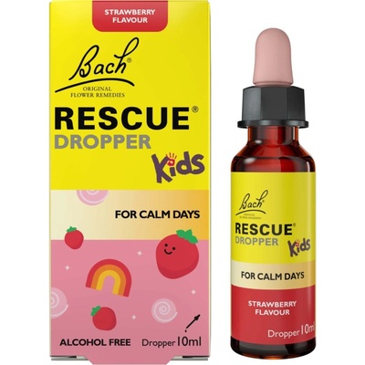 Bachovy esence Rescue Kids krizové kapky pro děti jahoda 10 ml