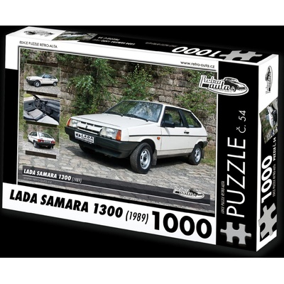 Retro-auta č. 54 Lada Samara 1300 1989 1000 dielov