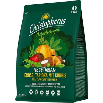 Christopherus Vegetarian hrášek tapioka s dýní 4 kg