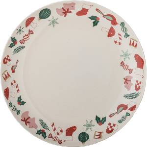 Bloomingville Yule чиния за основно ястие, 28 см (82062834)
