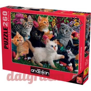 Anatolian Пъзел anatolian 3327 - 260 части - Игриви котета (p3327)