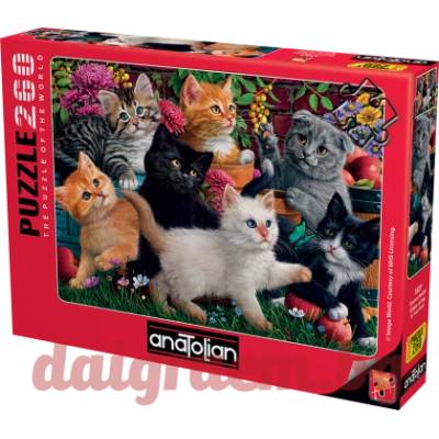 Anatolian Пъзел anatolian 3327 - 260 части - Игриви котета (p3327)