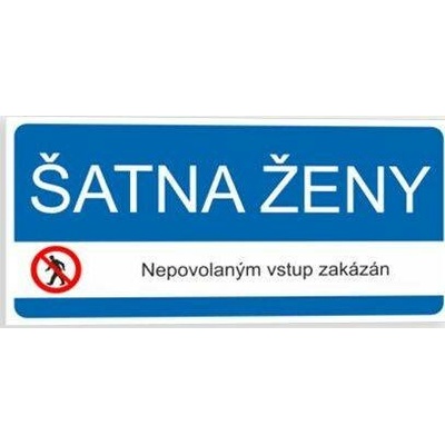 Traiva s.r.o Šatna ženy Verze: Samolepka 190 x 90 mm tl. 0.1 mm - Kód: 03390