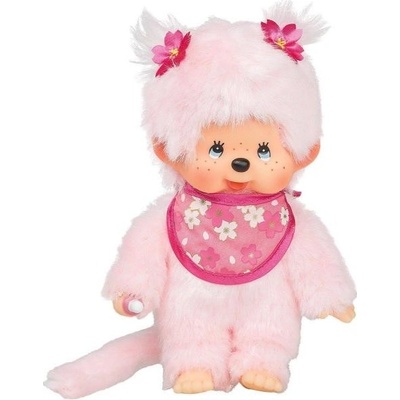 MONCHHICHI Mončiči dívka růžové Sakura 20 cm