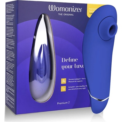 Премиум клитор стимулатор - Womanizer Premium 2 Blueberry (D-235674)