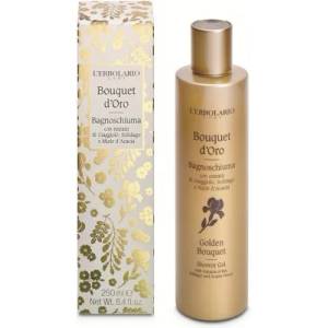 L'Erbolario Golden Bouquet Shower Gel - Пяна за вана и душ с екстракти от Ирис, Солидаго и Акациев мед 250мл