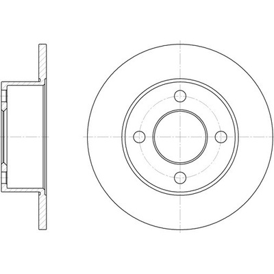 Brzdový kotúč REMSA 6122.00