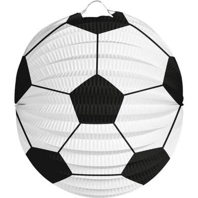 Závesný lampión futbalová lopta 16 cm