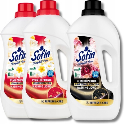 Sofin prací gel Color Black Ochrana barev a tkanin 3 x 1,5 l 90 PD