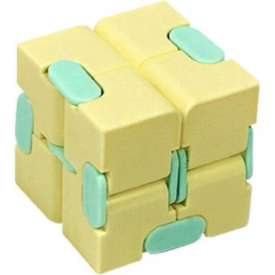 Poppit Антистрес играчка Poppit Fidget Infinity - Кубче, жълто (502121182)