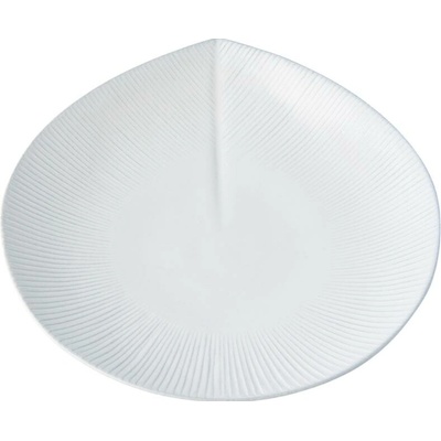 MIJ Jedálenský tanier SNOW LEAF 25 cm, biela, keramika