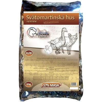 Slovakia Farma Hypoalergenní a štěňata všech plemen Svatomartinská husa 31/20 10 kg