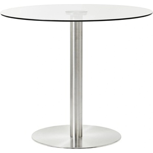 Premier Housewares Кръгла трапезна маса със стъклен плот ø 90 cm Metropolitan - Premier Housewares (2406887)