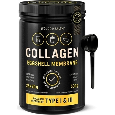 WoldoHealth Kolagen s práškem z membrány vaječné skořápky 500 g