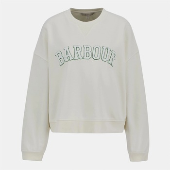 Barbour Блуза Barbour Women's Silverdale Crew-Neck Relaxed Fit Sweatshirt - Neutral