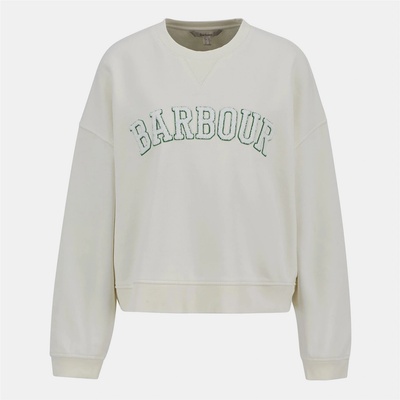 Barbour Блуза Barbour Women's Silverdale Crew-Neck Relaxed Fit Sweatshirt - Neutral