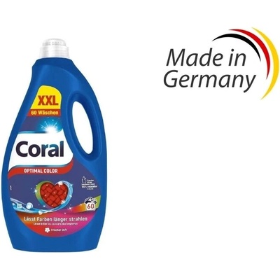 Coral Optimal Color tekutý prací prostředek 3 l 60 PD