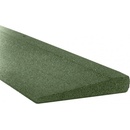 Gutta gumový obrubník nájezdový 100 x 25 x 1/4 cm zelená