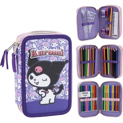 Cerda Несесер с пособия Cerda Hello Kitty - Kuromi, 3 ципа (2700002311)