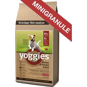 Yoggies Mini Kuracie a hovädzie mäso 15 kg