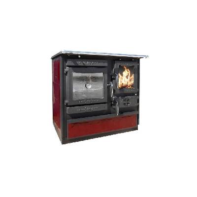 Sporák na tuhá paliva GUČA GULIVER Smart L levá červená