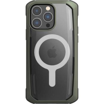 Raptic Кейс Raptic X-Doria Secure Case за iPhone 14 Pro with MagSafe, брониран гръб, зелен
