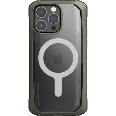 Raptic Кейс Raptic X-Doria Secure Case за iPhone 14 Pro with MagSafe, брониран гръб, зелен
