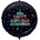 Procos Балон от фолио - Happy Birthday Confetti Circle - черен 46см