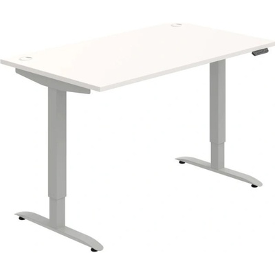 OFFICE PRO s.r.o. HOBIS výškovo nastaviteľný stôl 140 cm, pamäť.ovlád. - MOTION MS 2M 1400, biela