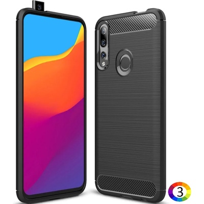 Huawei P Smart Z / Y9 Prime (2019) Удароустойчив Carbon Fiber Калъф и Протектор