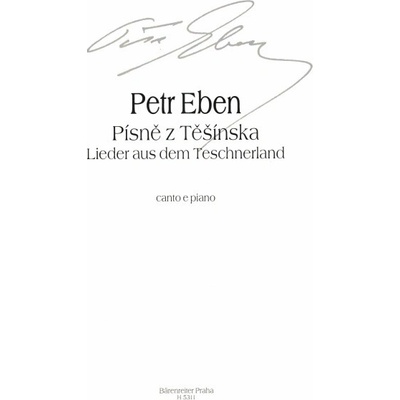Piesne z Tešínska pre alt alebo bas a klavír od Petr Eben