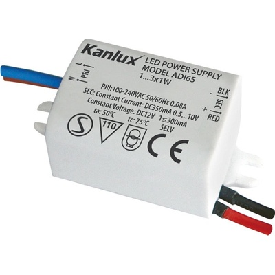 Led trafo proudové 350mA/ 3W Kanlux ADI 350 1-3W 01440