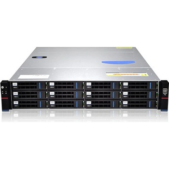 Gooxi Кутия Gooxi RMC2112-670-HSE-R800, 2U Rack Mount, 12x 3.5"/2.5" SATA/SAS Hot Swap, 800W 80+ Platinum захранване (RMC2112-670-HSE-R800)