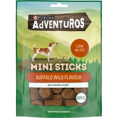 Adventuros Sticks Биволско и дивеч за кучета 90 г