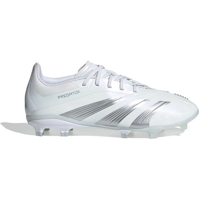 Adidas Детски футболни бутонки Adidas Predator 24 Elite Children Firm Ground Football Boots - White/Silver