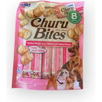 Churu Dog Bites Chicken wraps Chicken+Salmon 8 x 12 g