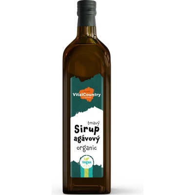 Vital Country Agáve sirup tmavý BIO 1000 ml