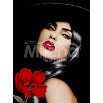 Image 1 of Milena Style Дама с червило - диамантен гоблен