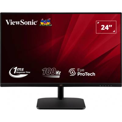 Монитор ViewSonic VA2432-MHD-3 24" IPS Full HD 100Hz, 1ms MPRT, VRR, DisplayPort/HDMI/VGA, 2x2W, VESA 75x75 (17416)