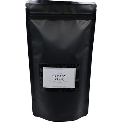 Sypaná svíčka, 100% přírodní vosk, barva bílá, 450g, 20 knotů, doba hoření 100 hodin