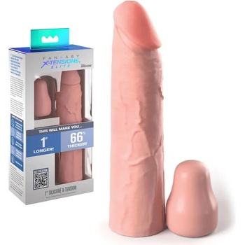 Реалистичен пенис удължител, силиконов, 17, 8см. - X-tensions Elite Flesh (D-233116)