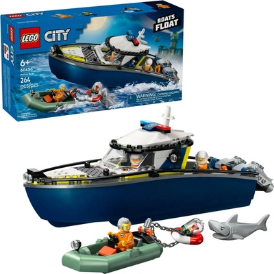 LEGO® City 60456 Naháňačka v policajnej lodi
