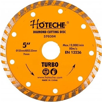 Hoteche Diamantový řezný kotouč 125 mm HT570304