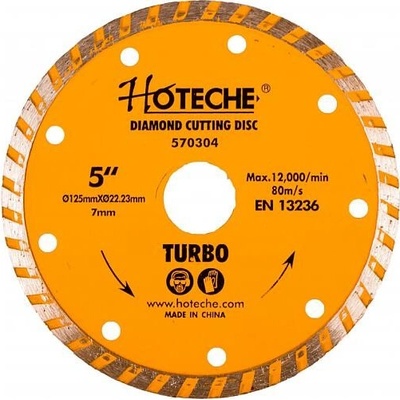 Hoteche Diamantový řezný kotouč 125 mm HT570304