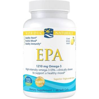 Nordic Naturals EPA 1210 mg [60 Гел капсули] Лимон