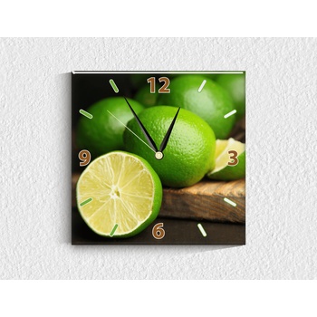 Image 1 of Стъклен стенен часовник 068