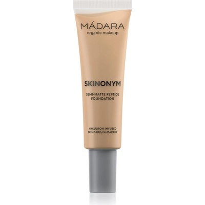Mádara Skinonym Semi-Matte Peptide dlhotrvajúci make-up s peptidmi Sand 40 30 ml