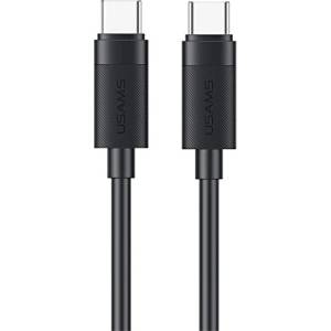 USAMS Кабел за данни USAMS U94 Type-C - Type-C, 100 см, ЧЕРЕН SJ780USB01 (SJ780USB01)