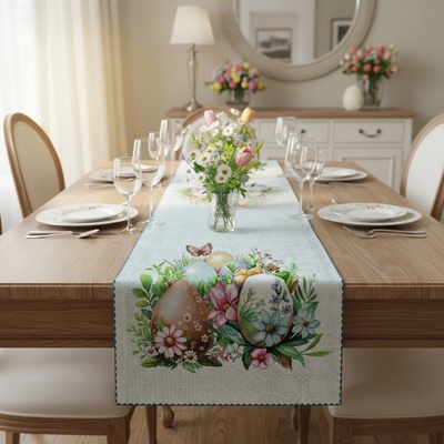 Mondo Italia Velikonoční gobelínový běhoun MI05 Vícebarevná 45x140 cm – Sleviste.cz